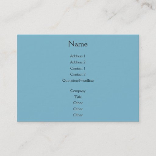 Customizable Sunset Rays Teal Blue Business Card
