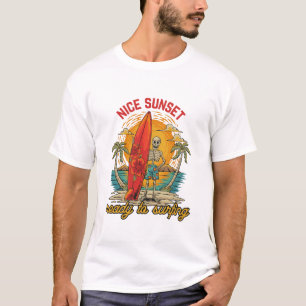 sunset ready to surfing T-Shirt