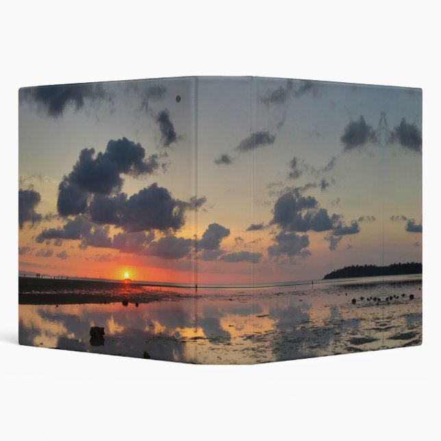 sunset reflection 3 ring binder (Background)