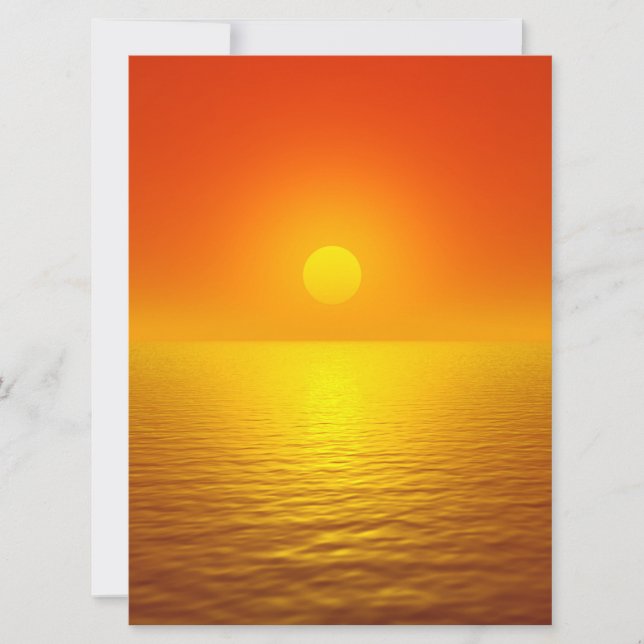 Sunset Reflection Card (Front)