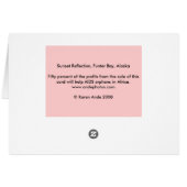 Sunset Reflection Cards (Back Horizontal)