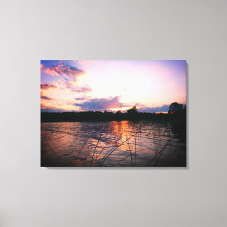 Sunset Reflections Canvas Print