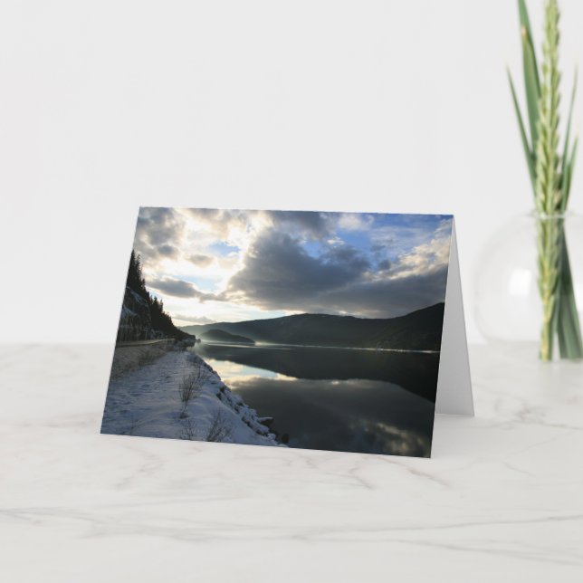 Sunset reflections card (Front)