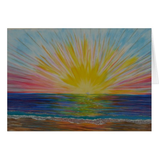Sunset reflections cards (Front Horizontal)