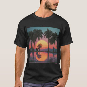 Sunset Reflections with Squirrel T-Shirt
