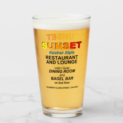 Sunset Restaurant and Lounge Chicago IL Glass