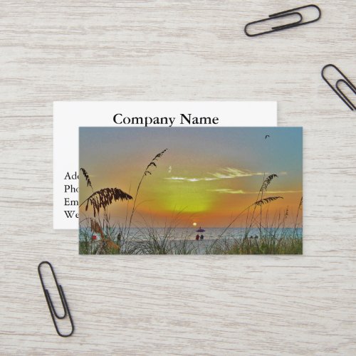 Sunset Retirement 11 Business Cards 11