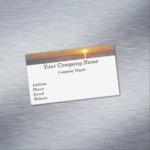Sunset Retirement Business Card #12