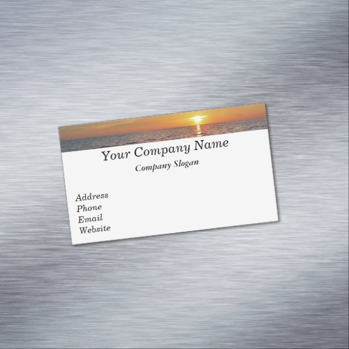 Sunset Retirement Business Card 12