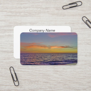 Sunset Retirement Business Cards