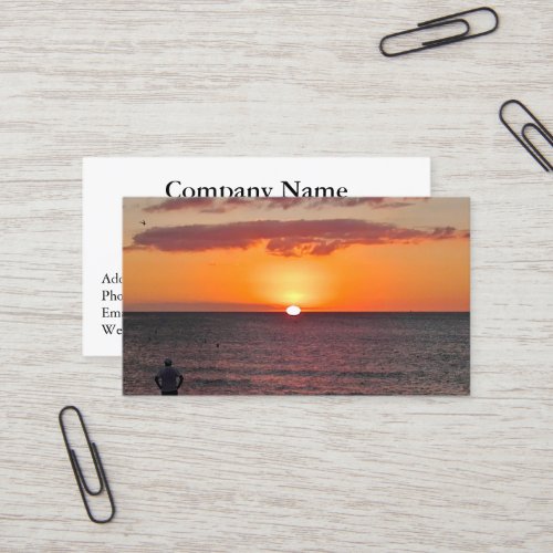 Sunset Retirement Business Cards 14