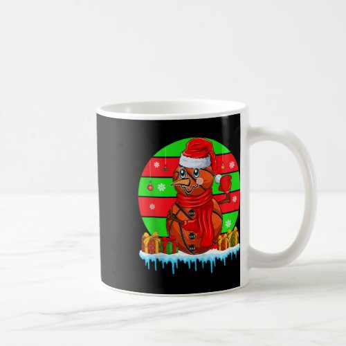 Sunset Retro Santa Basketball Balls Christmas Symb Coffee Mug