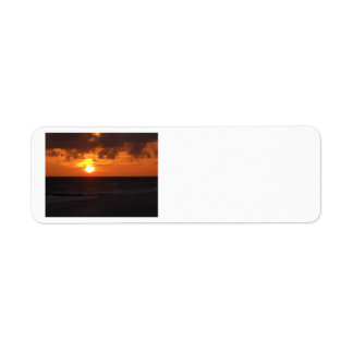 Sunset Return Address Labels