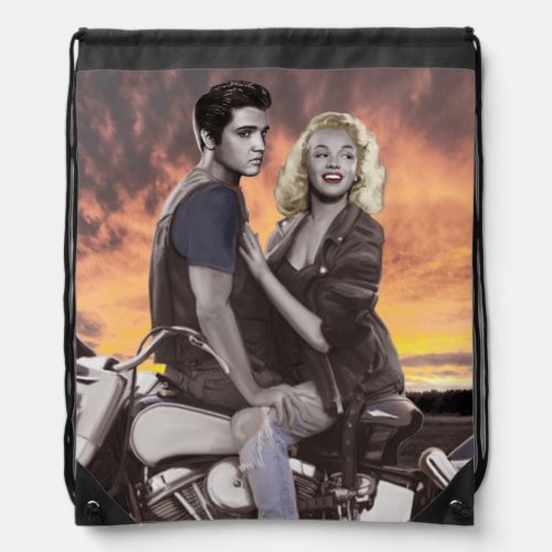 Sunset Ride 2 Drawstring Bag