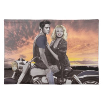 Sunset Ride 2 Placemat by boulevardofdreams at Zazzle