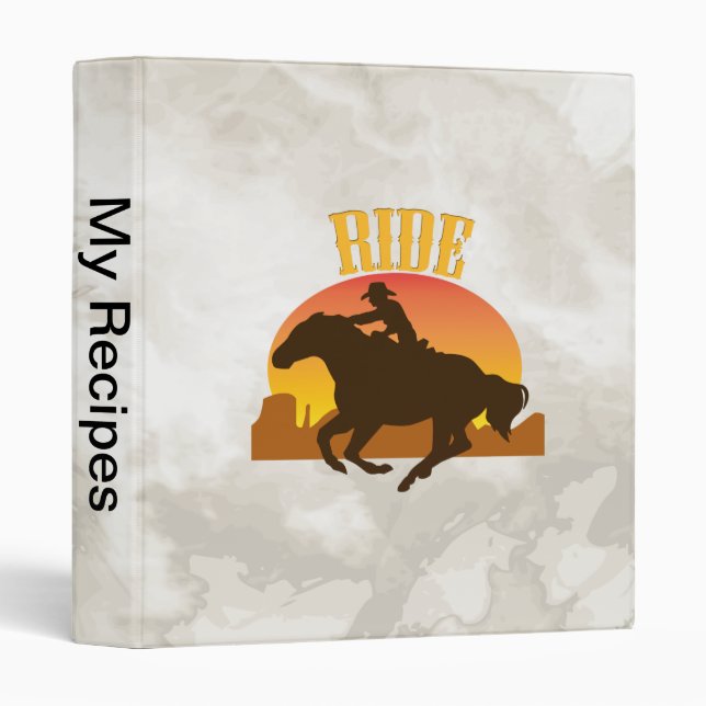 Sunset Ride Binder (Front/Spine)