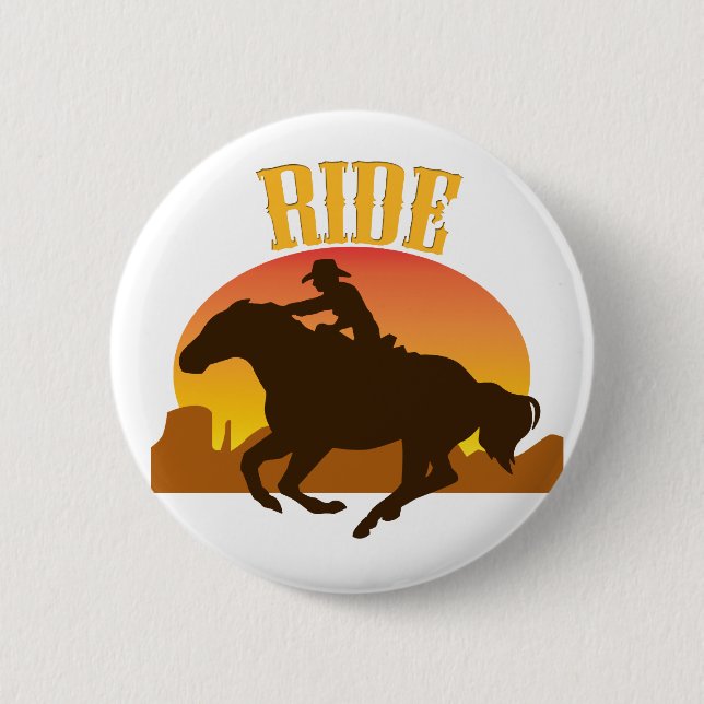 Sunset Ride Button (Front)