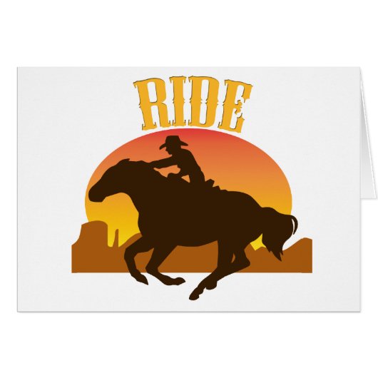 Sunset Ride Cards (Front Horizontal)