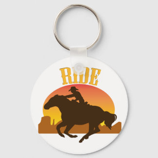 Sunset Ride Keychain