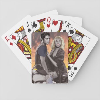Sunset Ride Playing Cards by boulevardofdreams at Zazzle