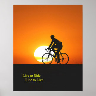 Sunset ride poster