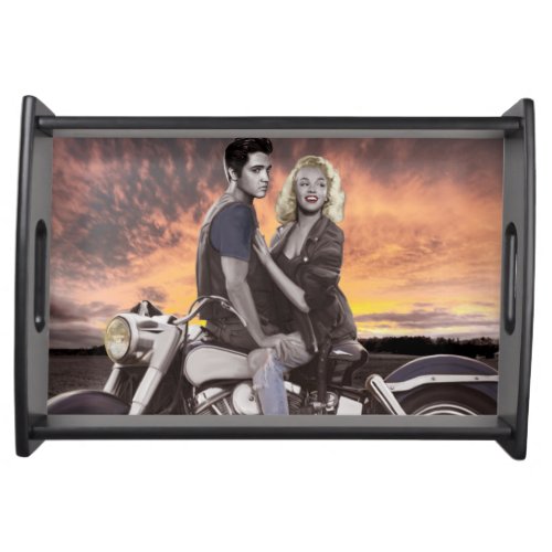 Sunset Ride Serving Tray