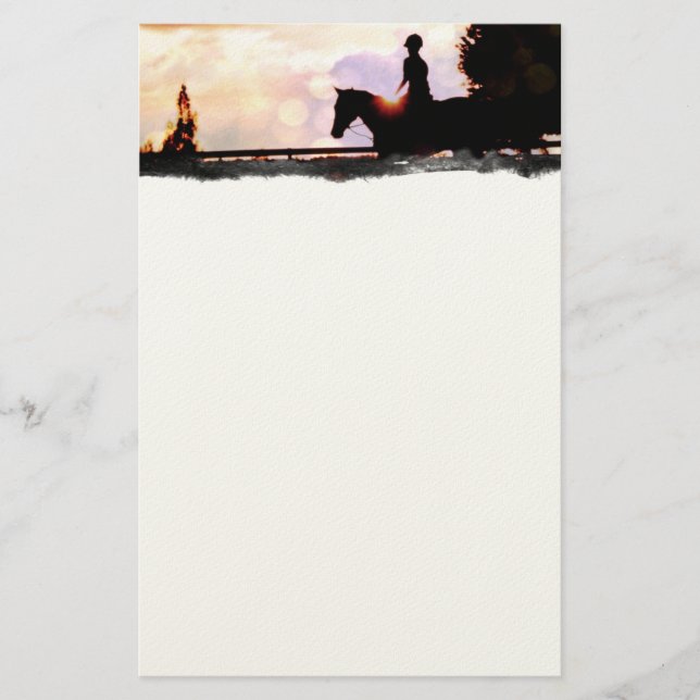 Sunset Ride Stationery (Front)