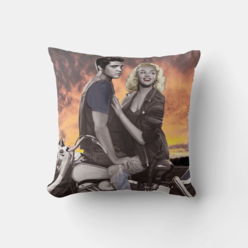 Sunset Ride Throw Pillow