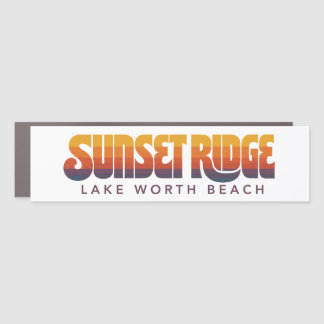 Sunset Ridge Car Magnet