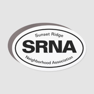 Sunset Ridge Neighborhood Car Magnet - Medium