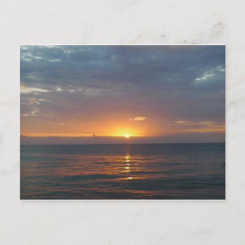 Sunset Rincon Puerto Rico Postcard