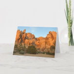 Sunset Rocks at Joshua Tree Card