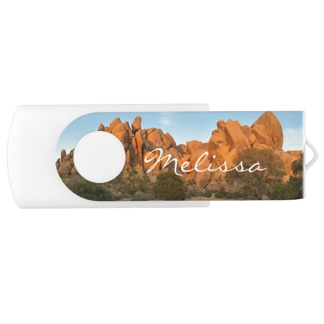 Sunset Rocks at Joshua Tree Flash Drive (Front)
