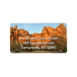 Sunset Rocks at Joshua Tree Label