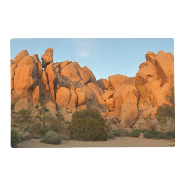 Sunset Rocks at Joshua Tree Placemat (Front)