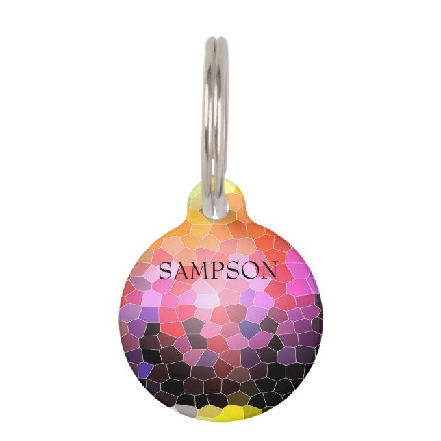 Sunset Rocks Pet ID Tag (Front)