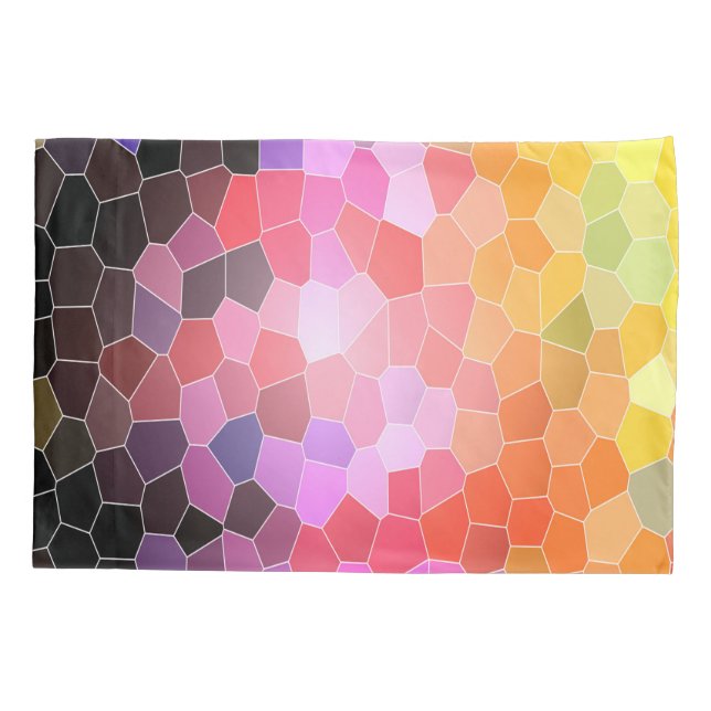 Sunset Rocks Pillow Case (Back)