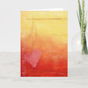 Sunset Romantic Birthday Card