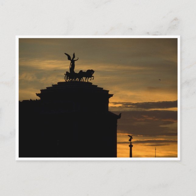 Sunset Rome Postcard (Front)