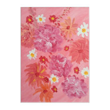 Sunset Rose Floral Acrylic Wall Art, 10x14