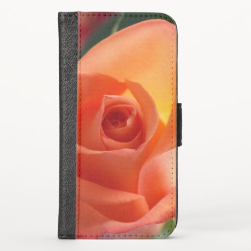 Sunset Rose iPhone X Wallet Case