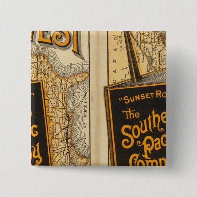Sunset Route Pinback Button (Front)