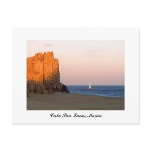 Sunset Sail, Cabo San Lucas, Mexico Postcard