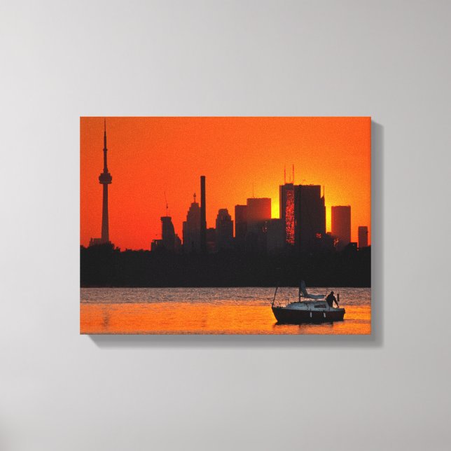 Sunset Sail Canvas Print (Front)