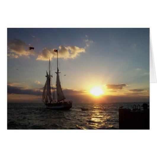 Sunset Sail Cards (Front Horizontal)