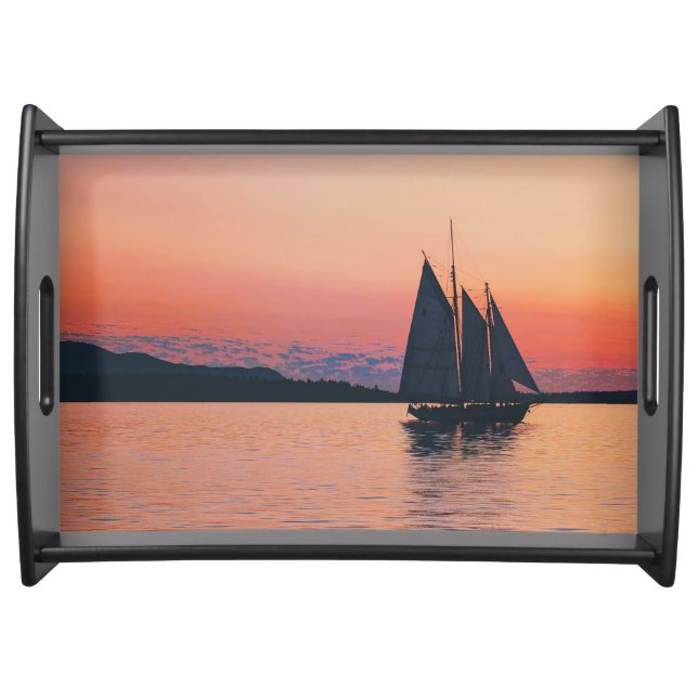 Sunset Sail Serving Tray (Front)