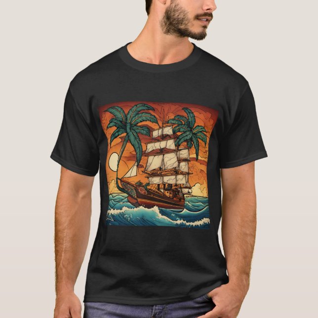 Sunset Sail T-Shirt (Front)