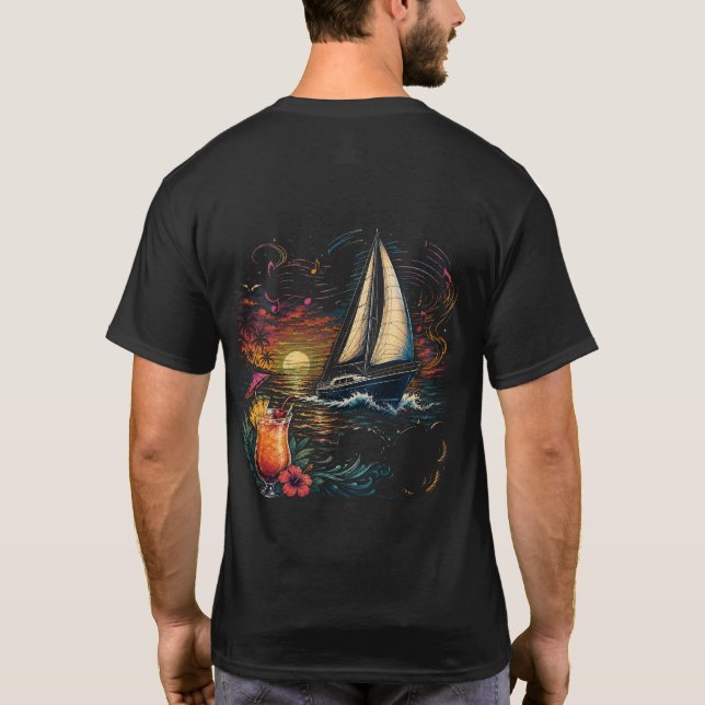 Sunset Sail T-Shirt (Back)