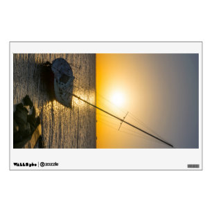 Sunset Sailboat Shipwreck Gulf Breeze Wall Decal