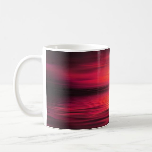 Sunset Sailing Boat On The Sea Art Design-39186 Coffee Mug (Left)
